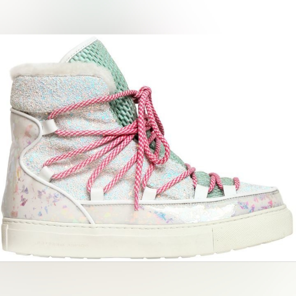 Super RARE NIB Sophia VWebster Quentin Glitter Snow Boots